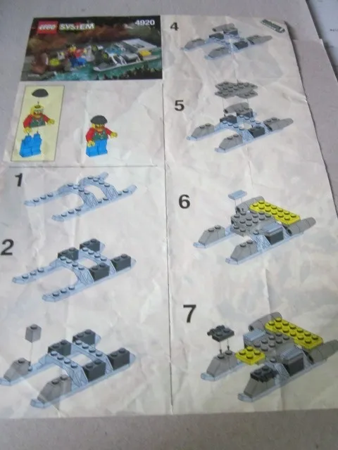 Lego Building Instructions Instruction System 4920