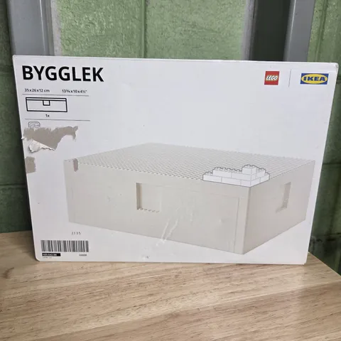 NEW Lego IKEA BYGGLEK Large Box with Lid 35x26x12cm / 13 3/4x10x4 1/2"