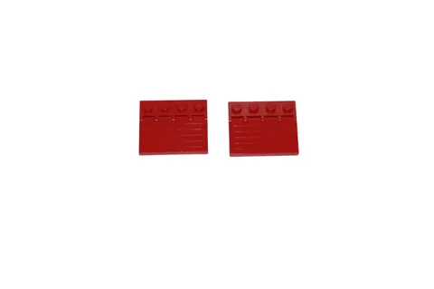 2 Lego® 9V RC TRAIN Railway Cargo Hinge Gate RED
