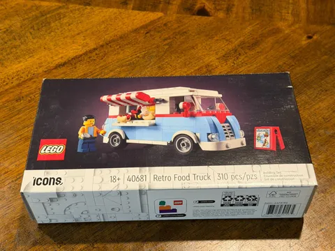 LEGO  Icons Retro Food Truck 40681 Exclusive GWP New Factory Sealed Box
