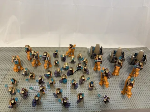 LEGO Gungan Soldiers Lot Star Wars Minifigures Army Builder Battle Of Naboo 7115