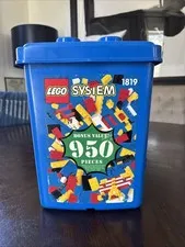 LEGO Classic Blue Brick Bucket Storage Bin Container with Lid | Free Shipping!!!