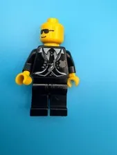 LEGO Agent Security Secret Service Sunglasses Minifigure Incomplete