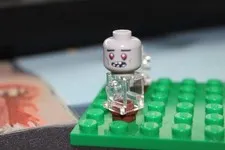 Lego Custom Nervous Zombie Mini Fig Head