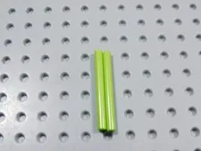 LEGO Lot of 2 Lime Green 4L Staffs Wands Lightsaber Blades Weapon Minifig BI