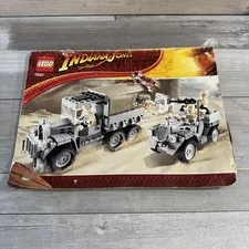 LEGO Indiana Jones: Race for the Stolen Treasure (7622) INSTRUCTION MANUAL ONLY