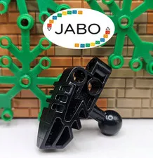 (S17 / 9 / 19) LEGO Bionicle 47332 Head Connector (Vahki) Black