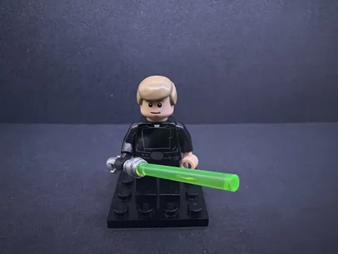 Luke Skywalker - Jedi Master, Dark Tan Smooth Hair Sw0653