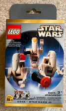 Vintage Lego Star Wars set 3343 - Battle Droid Pack; complete w displays & cards