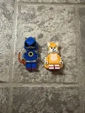 LEGO Sonic The Hedgehog Sega Robot Sonic Angry Tails Minifigure Bundle