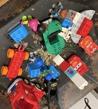Lot Of Duplo Legos Cars , Spider-Man, Batman , And More