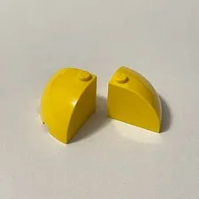 Lego 88293 Yellow Replacement Add-on Pieces Parts Lot of 2
