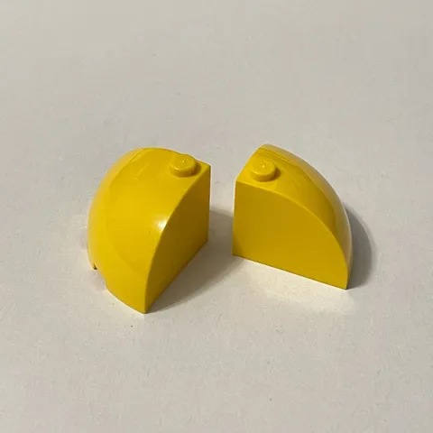 Lego 88293 Yellow Replacement Add-on Pieces Parts Lot of 2
