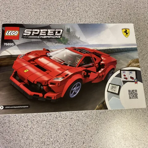 Lego Manual 76895 Ferrari Speed Champions Instructions Manual Booklet Only