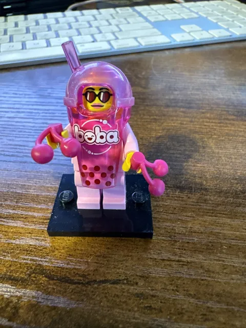 LEGO #71052 Minifigures Boba Cup Bubble Tea Costume Fan Beat Sunglasses Cherries