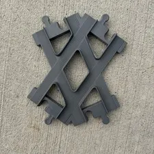 Duplo style crossover track - aftermarket - retired piece