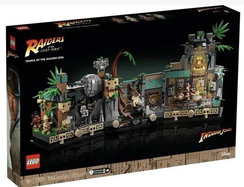 RETIRED NEW IN BOX LEGO Indiana Jones - Temple of the Golden Idol 77015 RARE