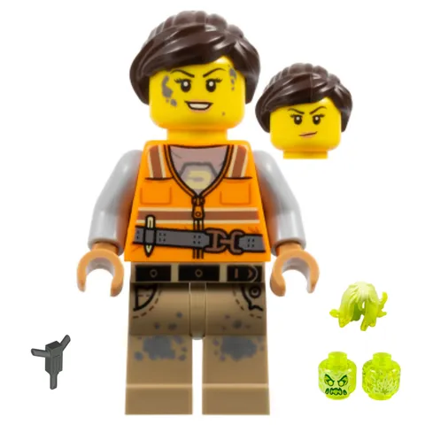 LEGO Hidden Side Nanna & Possessed Minifigure hs012 New Ghost Figure Set