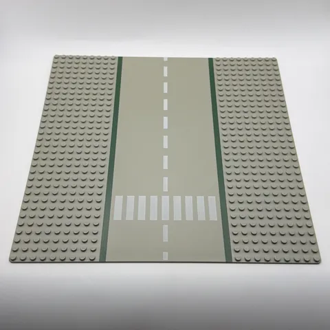 LEGO Vintage Gray 10x10 32x32 Baseplate Airport Runway Roadway