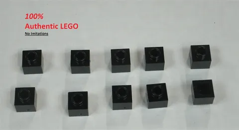 LEGO NEW 1x1x0.7 Black Brick (10x) 6388352 Brick 86996