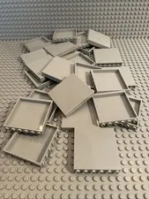 LEGO Light Bluish Gray 1x6x5 Wall Panel (59349), Lot Of 25