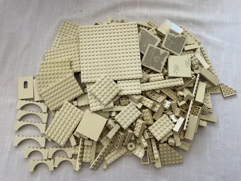 LEGO 400+ Pieces Beige blocks platforms base plates - Random Lot Star Wars