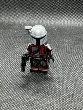 LEGO Star Wars Mandalorian Din Djarin Minifig Red Christmas Scarf  75307 SW1170