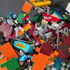 LEGO Bulk Lot 8lb Mixed Bricks Plates Specialty Pieces Minecraft Scooby Doo