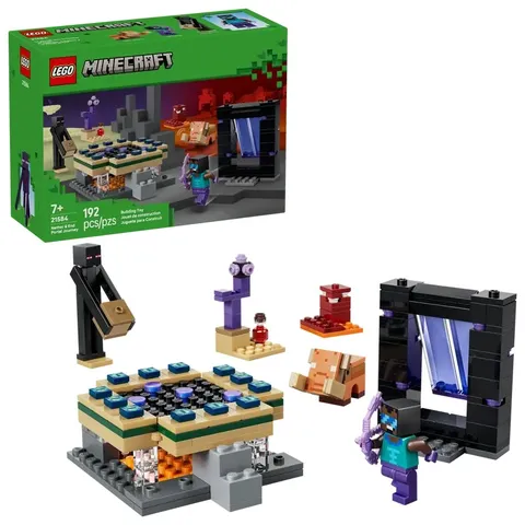 LEGO Minecraft  Nether & End Portal Journey (192 Pieces) 21584 2026