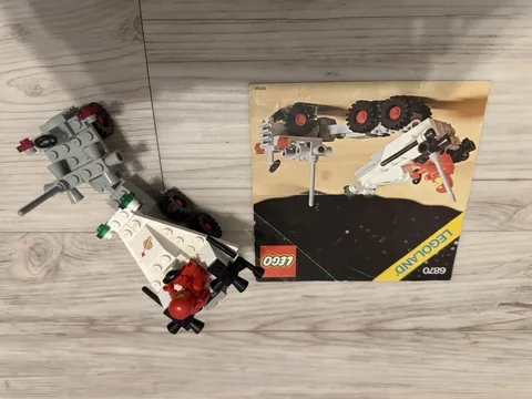Classic Space Lego 6870 - x2 + 1 Manual - 100% Complete 