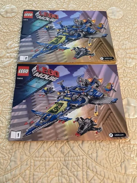 LEGO Instruction Manual Booklet The LEGO Movie Benny’s Spaceship 70816 No Brick