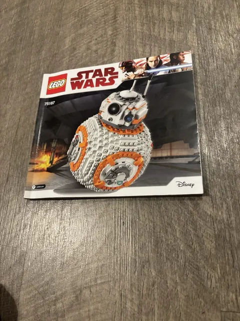 Lego Star Wars 75187 BB-8 Instruction Manual ONLY Retired Disney Lego