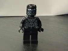 LEGO Black Panther - Metallic Lt. Blue sh0478 Marvel Minifigure Minifig h475