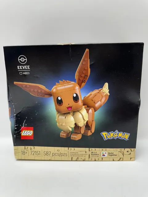 Lego Pokemon Eevee  587 Piece Building Set 72151