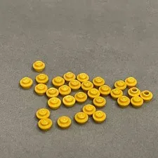 Lego 6141 30057 4073 85861 28626 Gold Replacement Parts Pieces Lot of 31