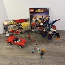 LEGO Marvel: Iron Man: Detroit Steel Strikes (76077) 100% Complete.  No Box/Book