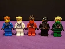 LEGO Ninjago Minifigure Lot Lloyd Zane Techno Robe Kai Cole Jay Rebooted Ninja 