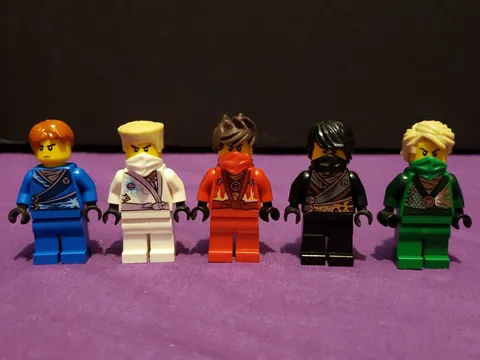 LEGO Ninjago Minifigure Lot Lloyd Zane Techno Robe Kai Cole Jay Rebooted Ninja 