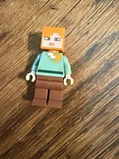 LEGO MINECRAFT ALEX MINIFIGURE WITH FREE SHIPPING