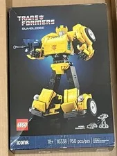 LEGO Icons Transformers Bumblebee Collectible Figure Set 10338 | Brand New | NIB