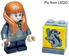 LEGO Harry Potter Advent 76438-10 Susan Bones Minifigure & Hufflepuff Tile NEW