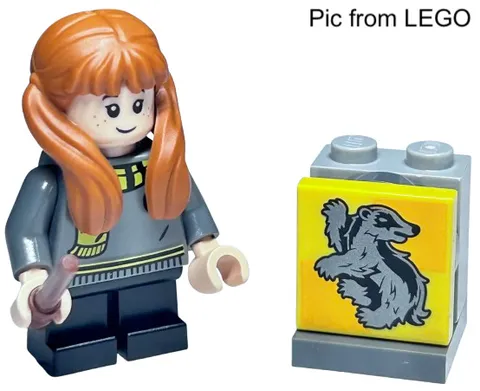 LEGO Harry Potter Advent 76438-10 Susan Bones Minifigure & Hufflepuff Tile NEW