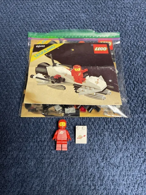 LEGO Classic Space 6842 Small Space Shuttle Craft 100% Complete W/Some Box/Book
