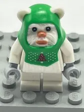 Lego Star Wars Ewok Holiday Outfit sw1298 Excellent