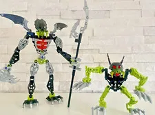 Bionicle Warriors Mutran & Vican 8952 w/Tridax & 4 Shadow Leeches.  Complete.