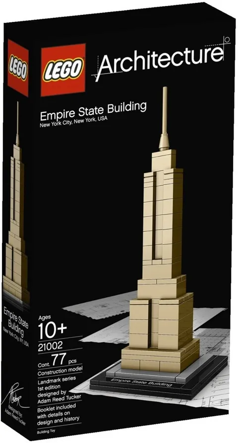 LEGO Architecture - 21002 Empire State Bldg - Complete w/ Instructions - NO BOX
