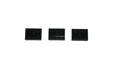 3 Lego® TRAIN Railway 9V 12V RC Slide Guide Rail 2x1 BLACK