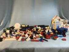 Vintage LEGO Random Pieces 1.75lb Bulk Lot Mixed Bricks Blocks Parts 70’s-00’s