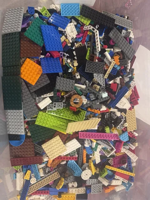 1 lb Genuine LEGO Bulk Lot 100% Authentic Mixed Bricks Plates Parts Pieces