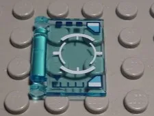 Lego Figure Accessories Sign Transparent with Decor Monitor